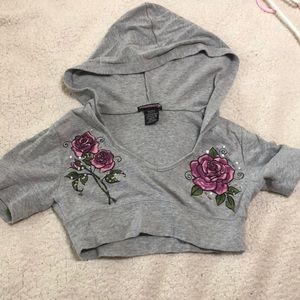 Kids half short sleeve hoody!